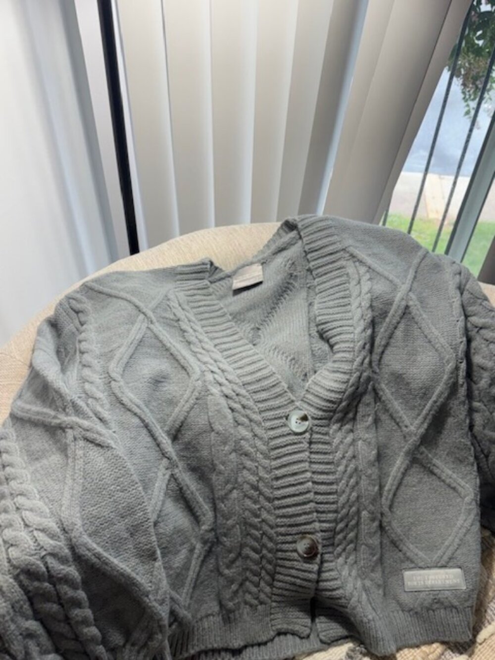 Tortured Poets Department Gray Cardigan (XL/2XL) - Picture 5 of 5